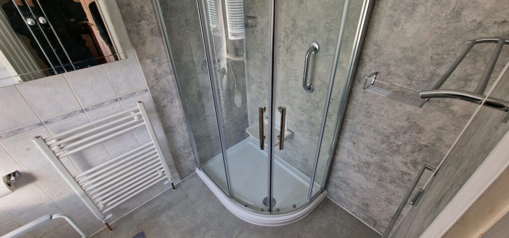 Bath to shower conversion